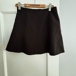 J. Crew Elegant Black Skater Skirt